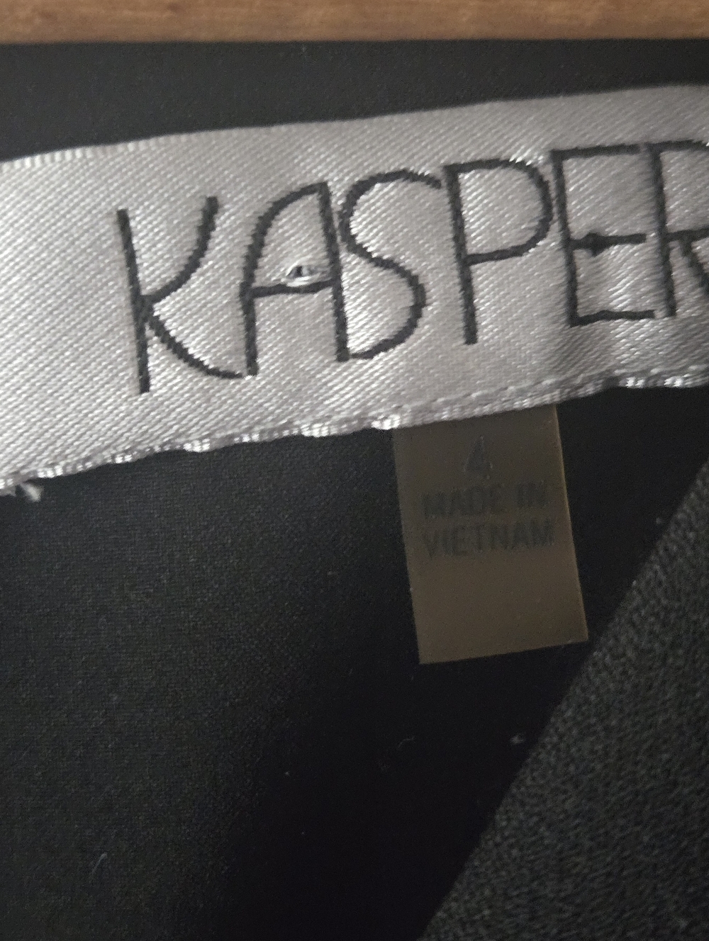 Kasper Black Ruffle Hem Sheath Midi Dress Zip Back - Picture 7 of 9